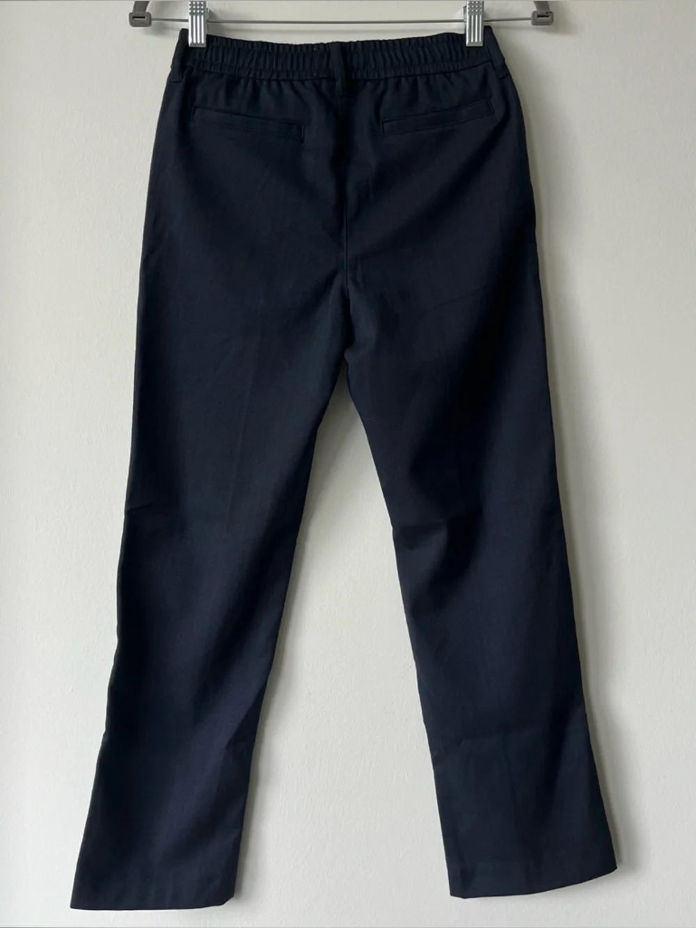 NWT Abercrombie Kids Loose Pant Navy Boys Size 11/12 Herringbone Texture Chino
